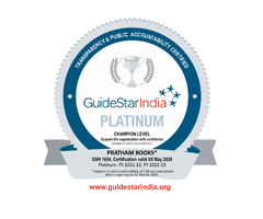 GuideStar India Platinum badge